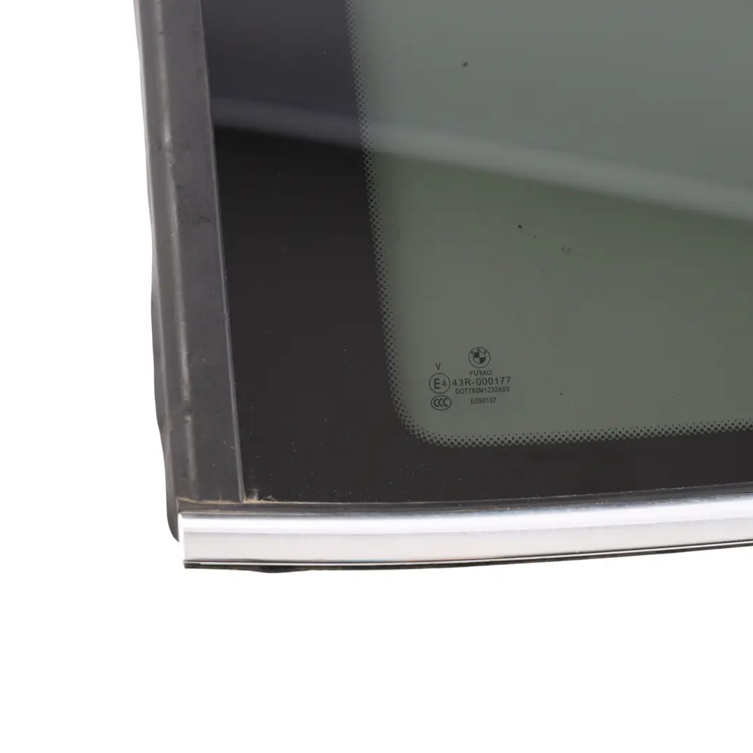 Side Window Quarter Rear Left N/S Tinted Glass AS3 Aluminium to BMW F46 with Part number 7398757 BMW F46 Side Window Quarter Rear Left N/S Tinted Glass AS3 Aluminium - SKU 7398757 - Part number 7398757