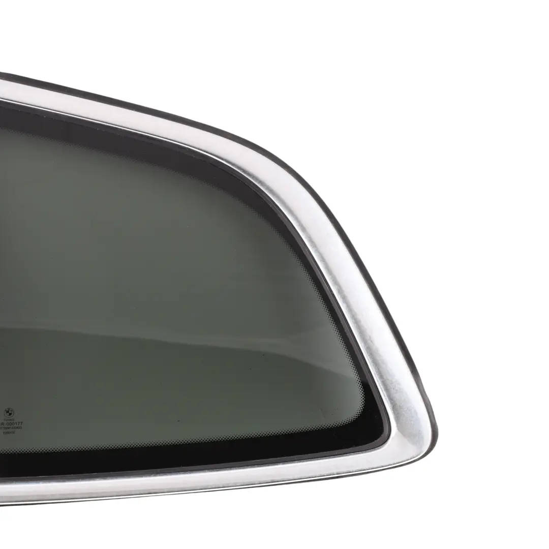 Side Window Quarter Rear Left N/S Tinted Glass AS3 Aluminium to BMW F46 with Part number 7398757 BMW F46 Side Window Quarter Rear Left N/S Tinted Glass AS3 Aluminium - SKU 7398757 - Part number 7398757