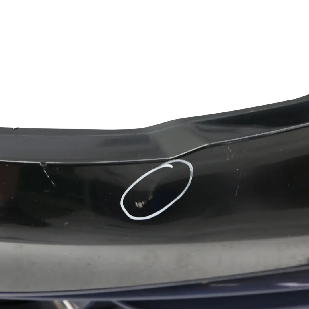 BMW F20 F21 LCI Front Bumper Trim Panel Cover Black Sapphire Metallic - 475 - SKU 7429715-BS - Part number 7429715