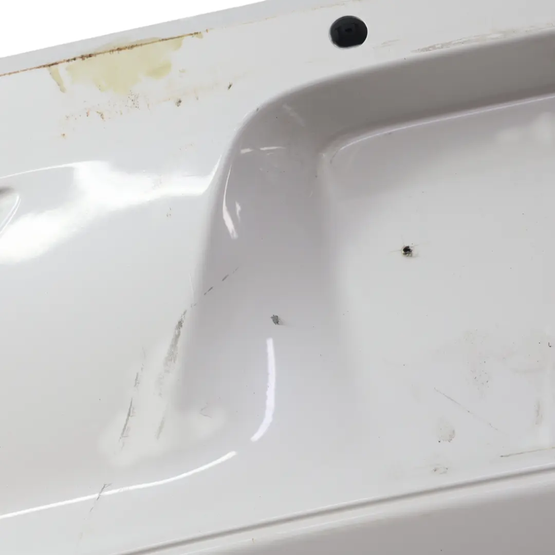Bumper Trim Panel PDC Mineralweiss Mineral White - A96 to BMW F20 F21 LCI Rear with Part number 7429752 BMW F20 F21 LCI Rear Bumper Trim Panel PDC Mineralweiss Mineral White - A96 - SKU 7429752-MW - Part number 7429752