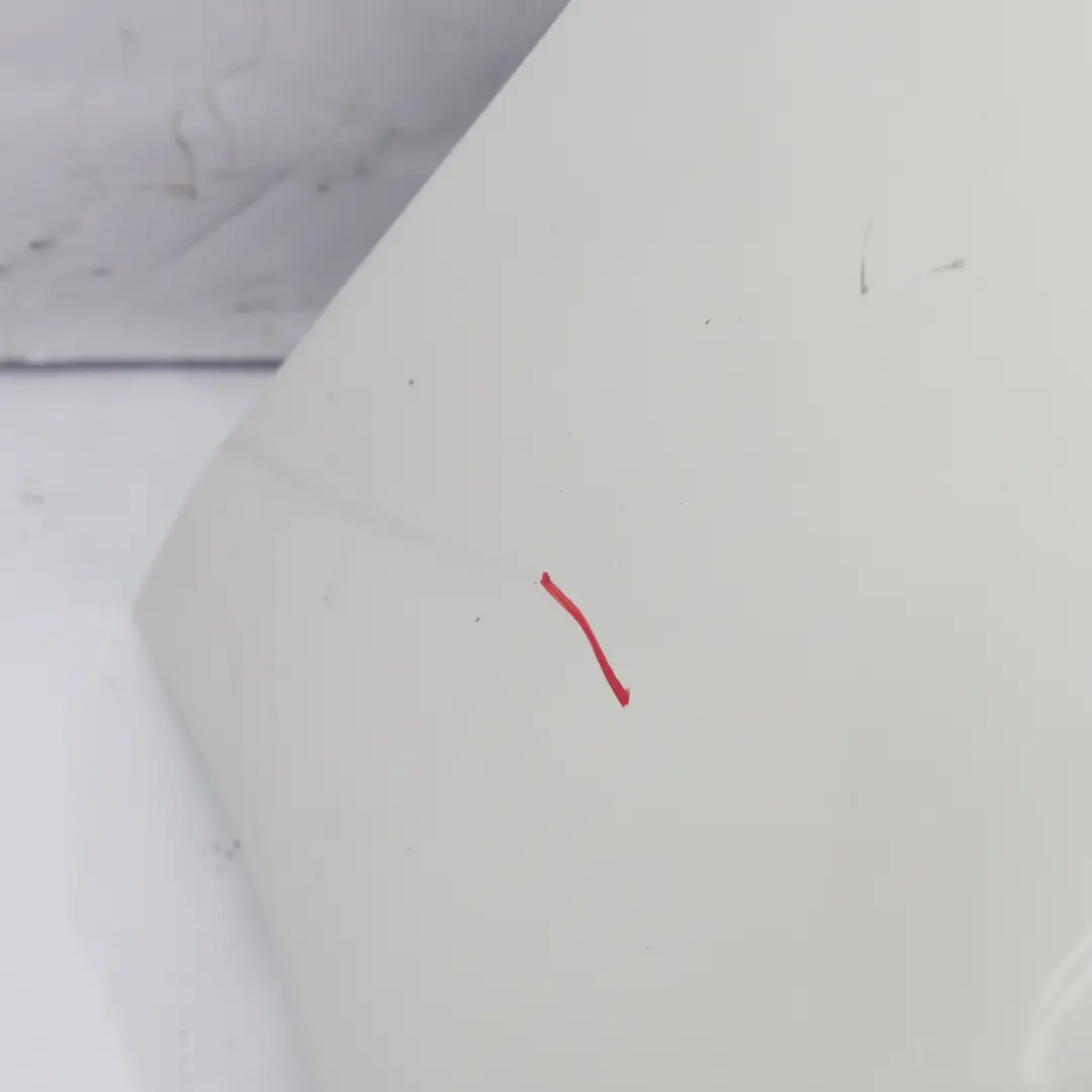 BMW F20 F21 LCI Rear Bumper Trim Panel PDC Mineralweiss Mineral White - A96 - SKU 7429752-MW - Part number 7429752
