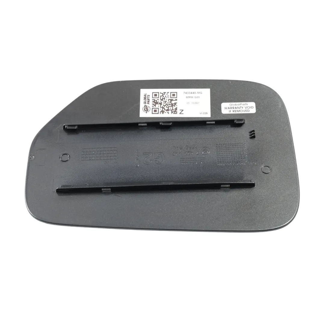 Charging Flap Door Cover Panel Mineral Grau Metallic B39 to BMW G20 LCI G21 G21 LCI with Part number 7433440 BMW G20 LCI G21 G21 LCI Charging Flap Door Cover Panel Mineral Grau Metallic B39 - SKU 7433440-MG - Part number 7433440