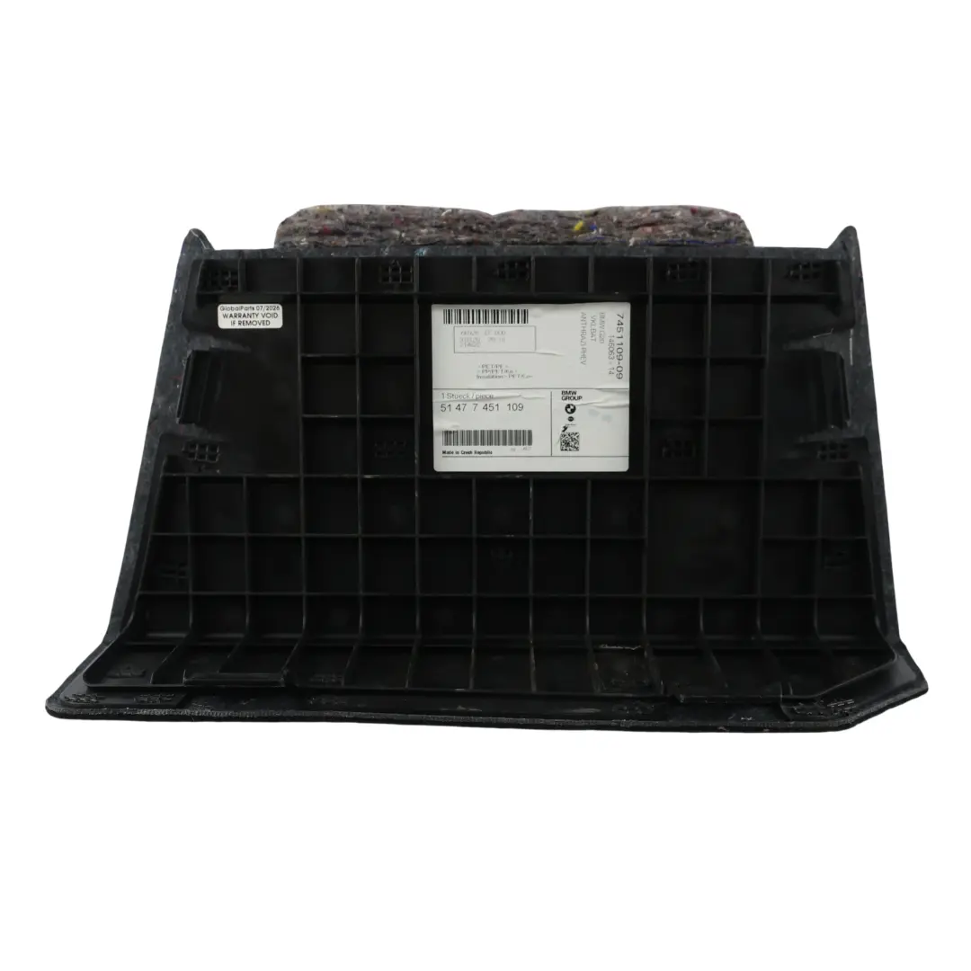 Kofferraum Batterie Abdeckung Verkleidung für BMW G20 mit Teilenummer 7451109 BMW G20 Kofferraum Batterie Abdeckung Verkleidung - SKU 7451109 - Teilenummer 7451109