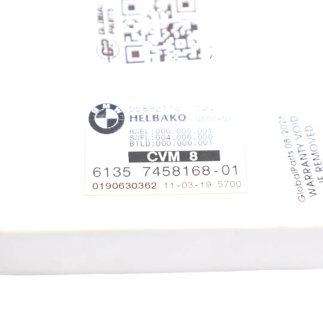 Folding Roof Control Module Unit ECU to BMW F23 F23 LCI Convertible with Part number 7458168 BMW F23 F23 LCI Convertible Folding Roof Control Module Unit ECU - SKU 7458168 - Part number 7458168