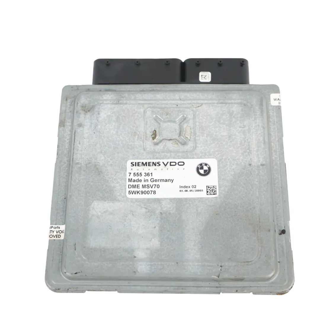 N52 ECU 218HP Automático 2.5 Gasolina KIT para BMW E91 325i con número de pieza 7555361 BMW E91 325i N52 ECU 218HP Automático 2.5 Gasolina KIT - SKU 7555361-11 - Número de pieza 7555361
