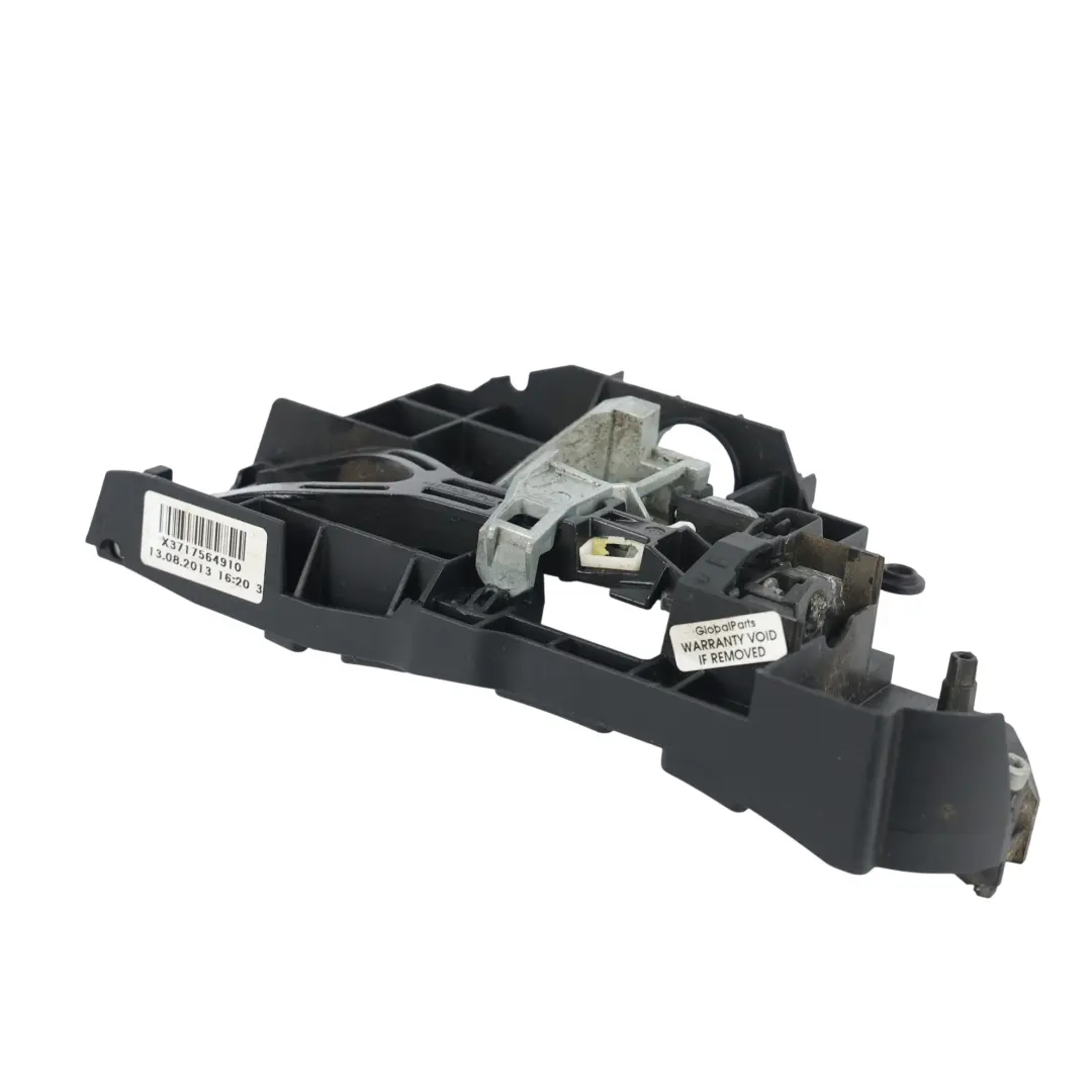 Exterior Front Door Handle Mount Bracket Left N/S to BMW F10 F11 with Part number 7564910 BMW F10 F11 Exterior Front Door Handle Mount Bracket Left N/S - SKU 7564910 - Part number 7564910