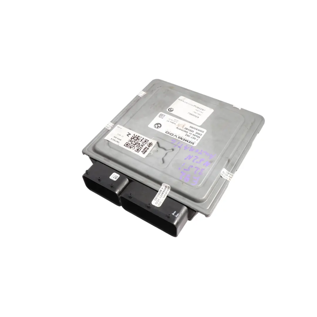 BMW E90 E91 E92 325i 218HP Engine Control ECU DME MSV80 N52N Automatic - SKU 7567362-8 - Part number 7567362