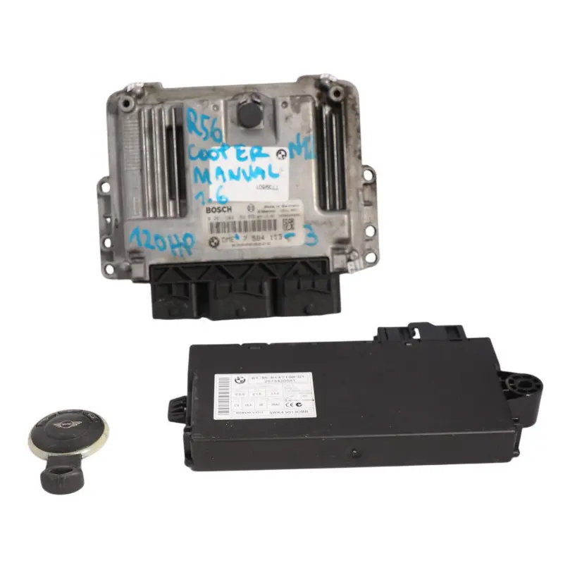 Mini Cooper S R55 R56 1.6 N12 174HP ECU DME Kit CAS3 Key 7584113 Manual