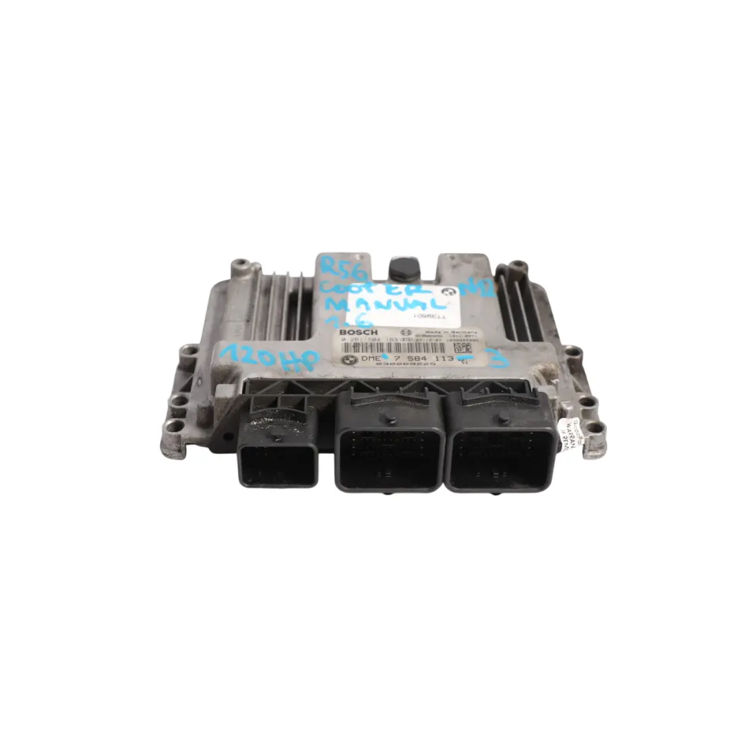 Mini Cooper S R55 R56 1.6 N12 174HP ECU DME Kit CAS3 Key Manual - SKU 7584113-3 - Part number 7584113