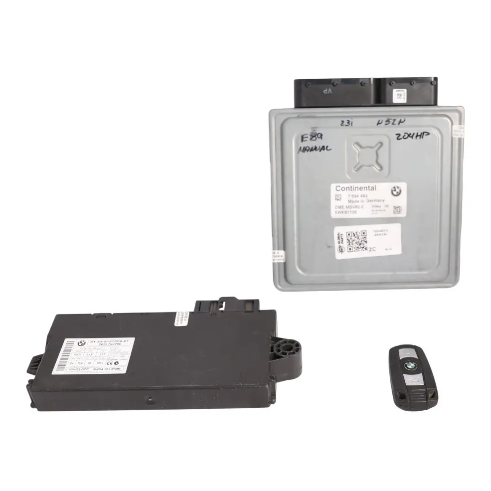 N52N 204HP N52B25A Engine ECU DME Kit CAS3 Key Manual to BMW Z4 E89 23i with Part number 7594483 BMW Z4 E89 23i N52N 204HP N52B25A Engine ECU DME Kit CAS3 Key Manual - SKU 7594483-4 - Part number 7594483