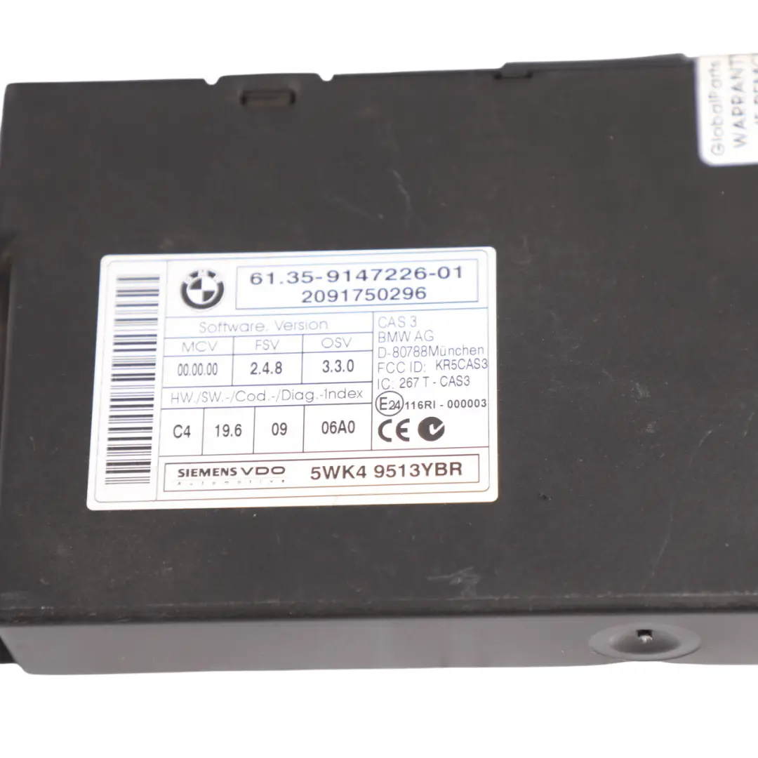 N52N 204HP N52B25A Engine ECU DME Kit CAS3 Key Manual to BMW Z4 E89 23i with Part number 7594483 BMW Z4 E89 23i N52N 204HP N52B25A Engine ECU DME Kit CAS3 Key Manual - SKU 7594483-4 - Part number 7594483