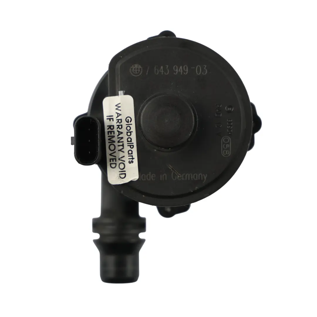 Auxiliary Water Coolant Pump B47 to BMW F30 X3 F25 with Part number 7643949 BMW F30 X3 F25 Auxiliary Water Coolant Pump B47 - SKU 7643949 - Part number 7643949