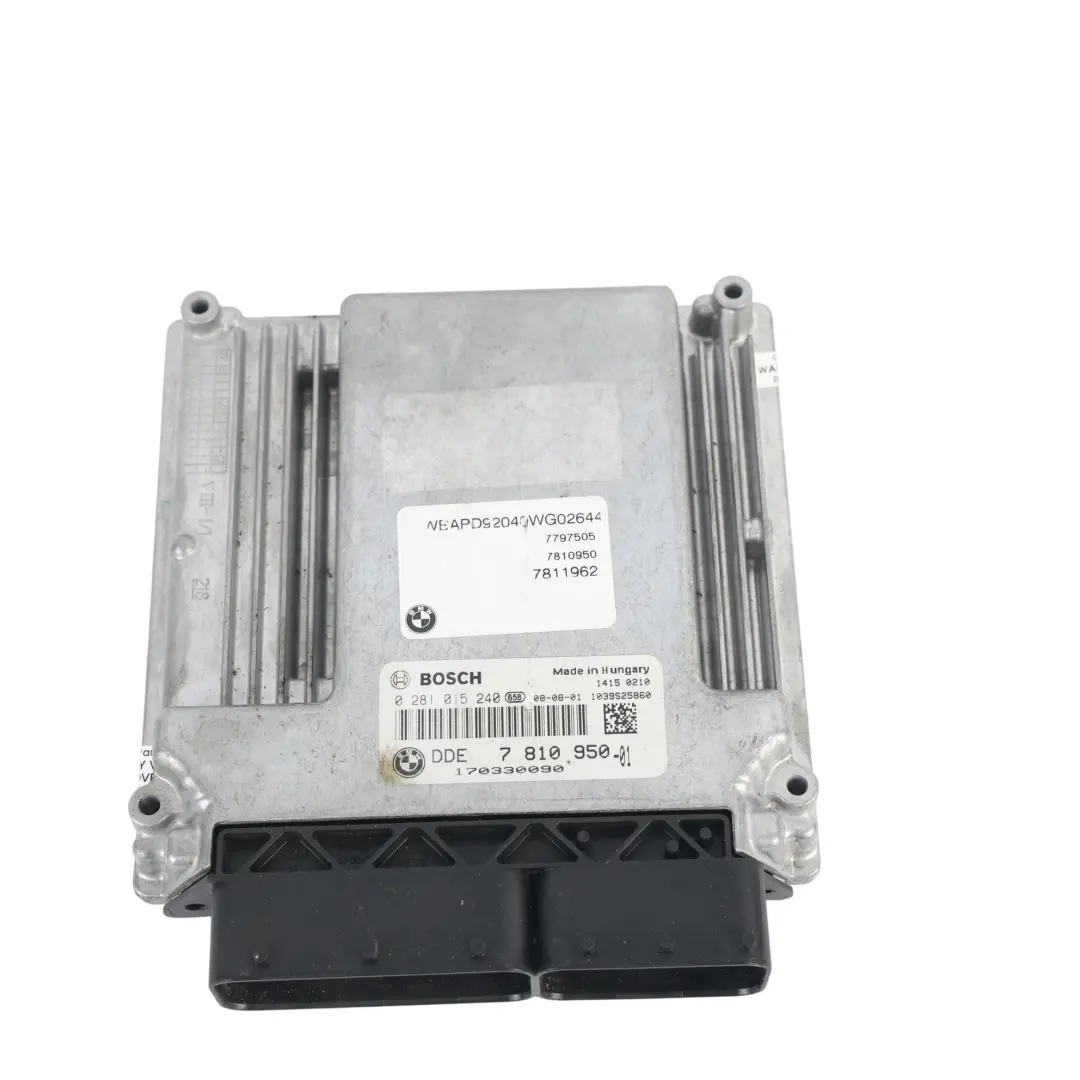 BMW X3 E86 E90 330d 530d M57N2 218HP Calculateur ECU DDE Auto - SKU 7810950-9 - Numéro de pièce 7810950