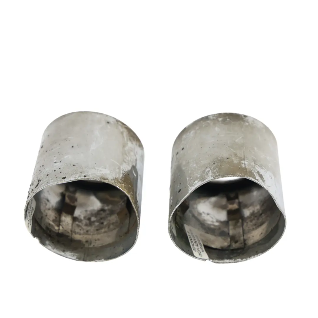 Hintere Auspuff Endrohr Blende Chrom Set für BMW F10 F10 LCI F11 mit Teilenummer 7823928 BMW F10 F10 LCI F11 Hintere Auspuff Endrohr Blende Chrom Set - SKU 7823928-1 - Teilenummer 7823928