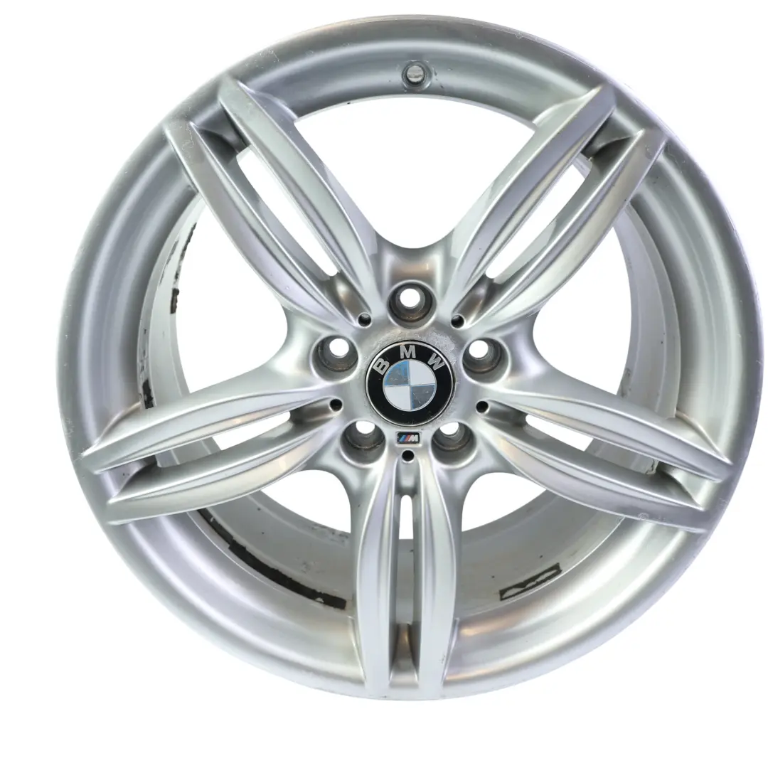Alloy Rim M Double Spoke 351 9J 19" ET:44 to BMW F10 F12 Silver Rear Wheel with Part number 7842653 BMW F10 F12 Silver Rear Wheel Alloy Rim M Double Spoke 351 9J 19" ET:44 - SKU 7842653-10 - Part number 7842653