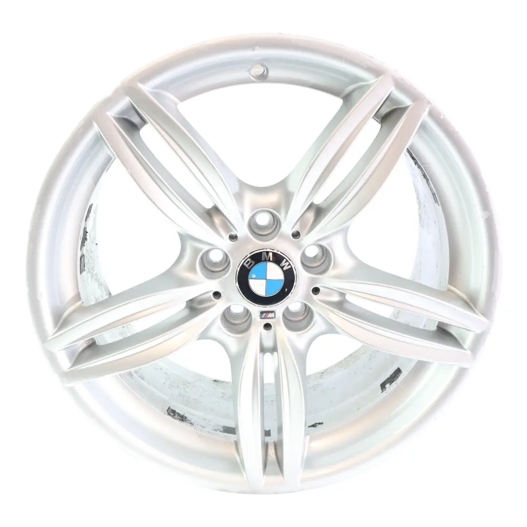 Rim Alloy Rear M Double Spoke 351 Silver 9J 19" ET:44 to BMW F10 F12 Wheel with Part number 7842653 BMW F10 F12 Wheel Rim Alloy Rear M Double Spoke 351 Silver 9J 19" ET:44 - SKU 7842653-11 - Part number 7842653