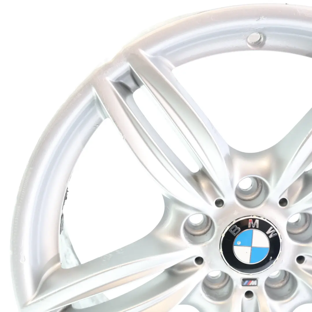 Rim Alloy Rear M Double Spoke 351 Silver 9J 19" ET:44 to BMW F10 F12 Wheel with Part number 7842653 BMW F10 F12 Wheel Rim Alloy Rear M Double Spoke 351 Silver 9J 19" ET:44 - SKU 7842653-11 - Part number 7842653