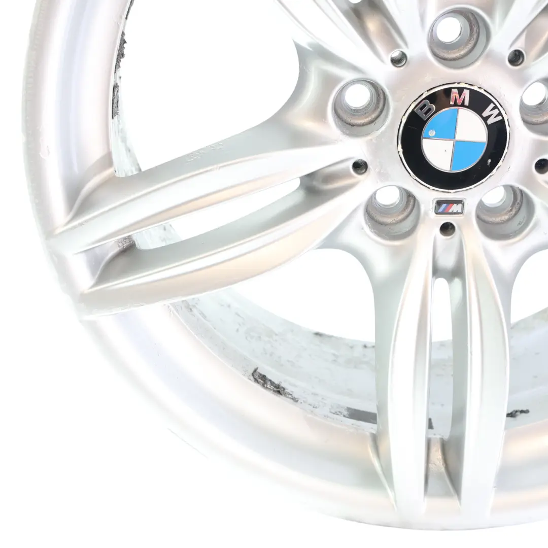 Rim Alloy Rear M Double Spoke 351 Silver 9J 19" ET:44 to BMW F10 F12 Wheel with Part number 7842653 BMW F10 F12 Wheel Rim Alloy Rear M Double Spoke 351 Silver 9J 19" ET:44 - SKU 7842653-11 - Part number 7842653