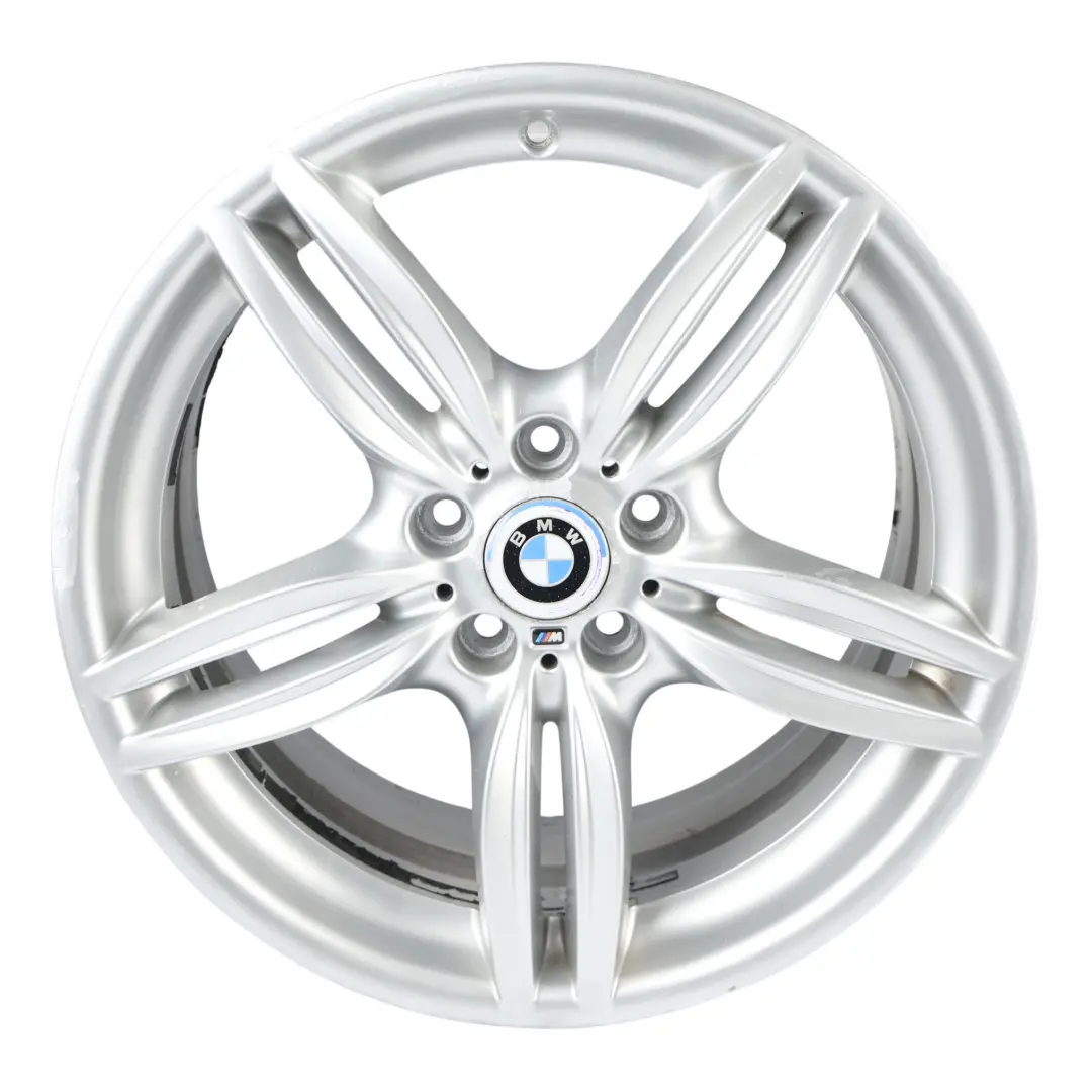 BMW F10 F12 Silver Rear Wheel Alloy Rim M Double Spoke 351 9J 19" ET:44 - SKU 7842653-3 - Part number 7842653