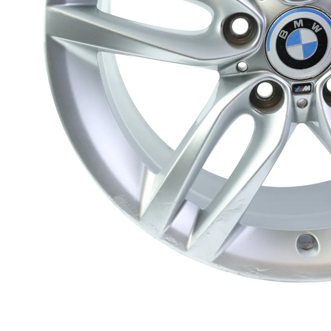 BMW F20 F21 Rear Silver Alloy Wheel Rim 18" 8J ET:52 M Double Spoke 461 - SKU 7846785-1 - Part number 7846785