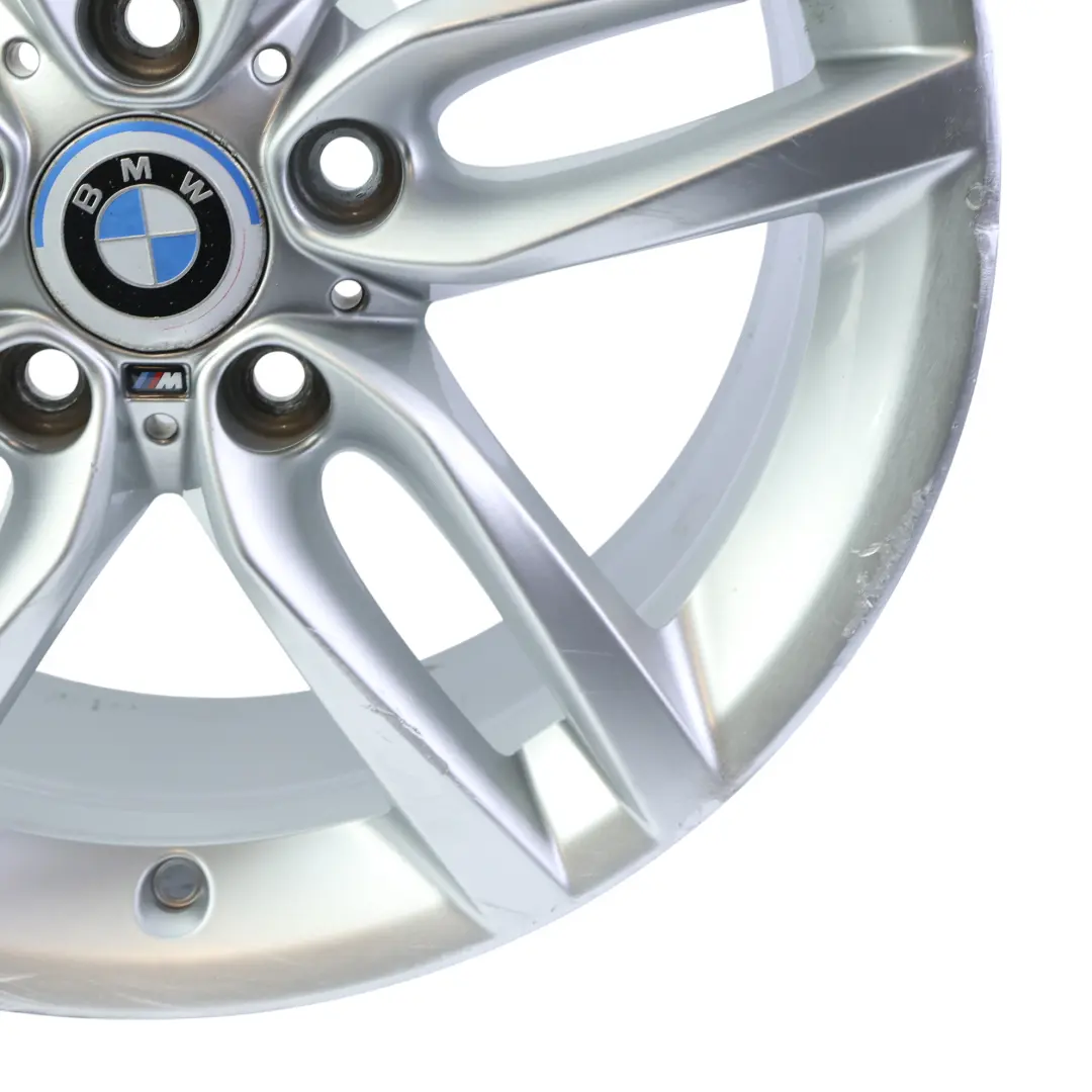 BMW F20 F21 Rear Silver Alloy Wheel Rim 18" 8J ET:52 M Double Spoke 461 - SKU 7846785-1 - Part number 7846785
