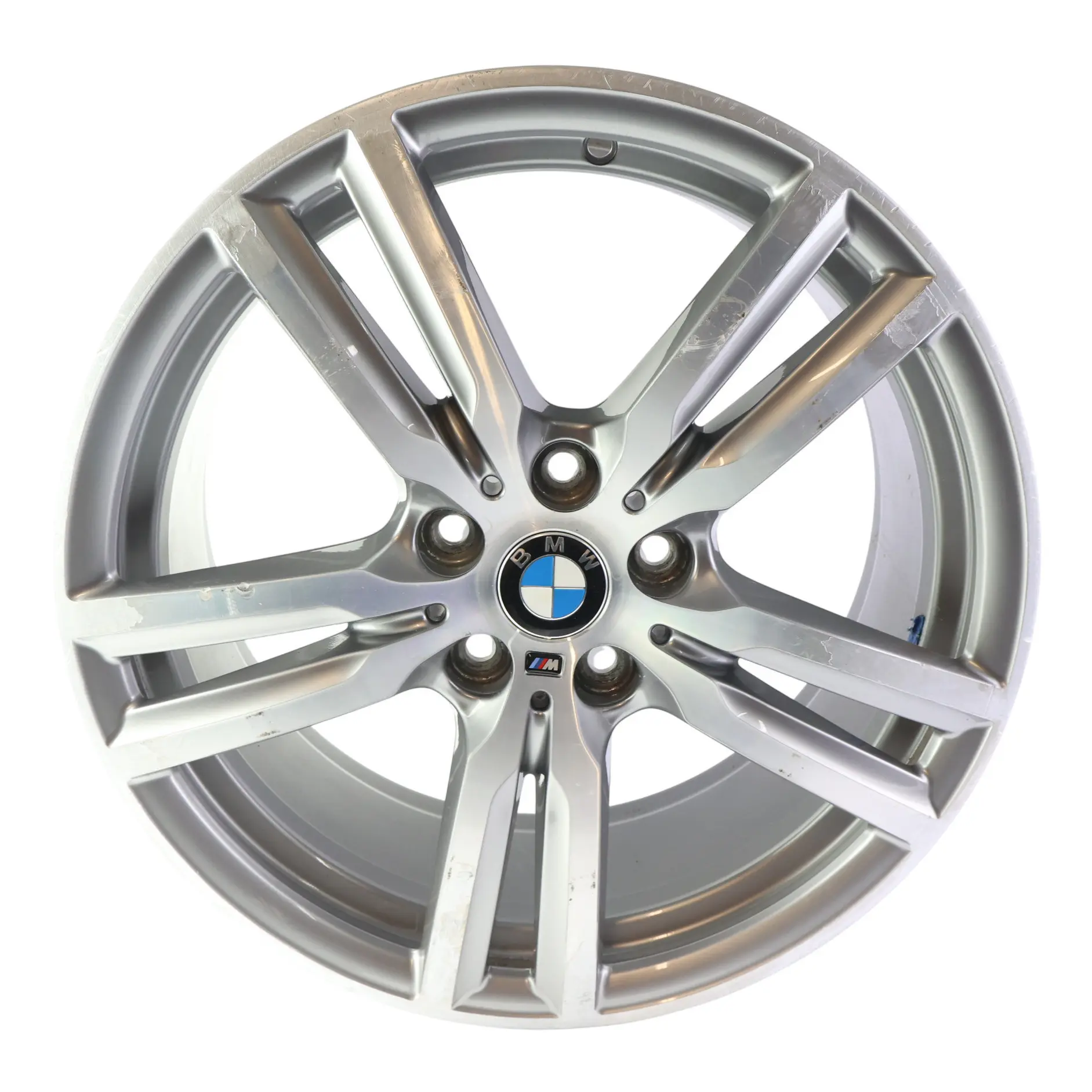 BMW F45 F46 Ferric Grey Alloy Wheel Rim 18" M Double Spoke 486 ET:57 8J 7848602