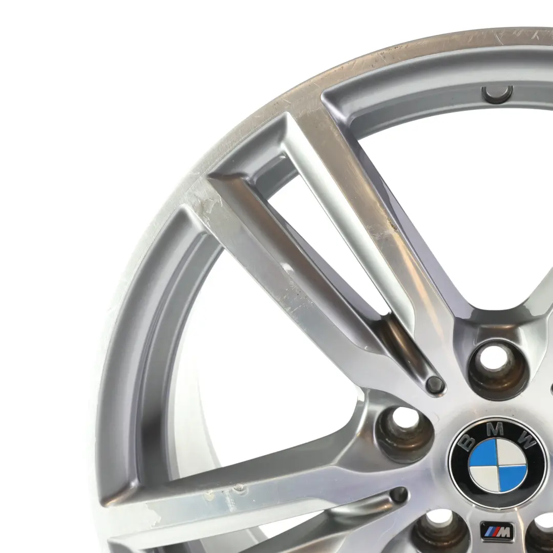  Llanta aleación BMW F45 F46 Gris Férrico 18" M Doble Radio 486 ET:57 8J - SKU 7848602-1 - Número de pieza 7848602
