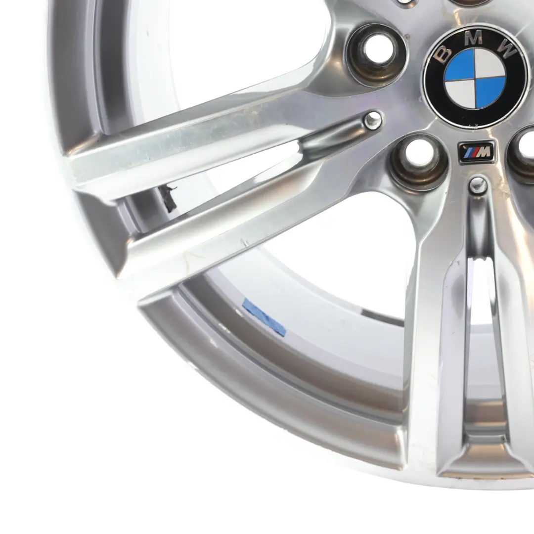 Ferric Grey Alloy Wheel Rim 18" M Double Spoke 486 ET:57 8J to BMW F45 F46 with Part number 7848602 BMW F45 F46 Ferric Grey Alloy Wheel Rim 18" M Double Spoke 486 ET:57 8J - SKU 7848602-3 - Part number 7848602