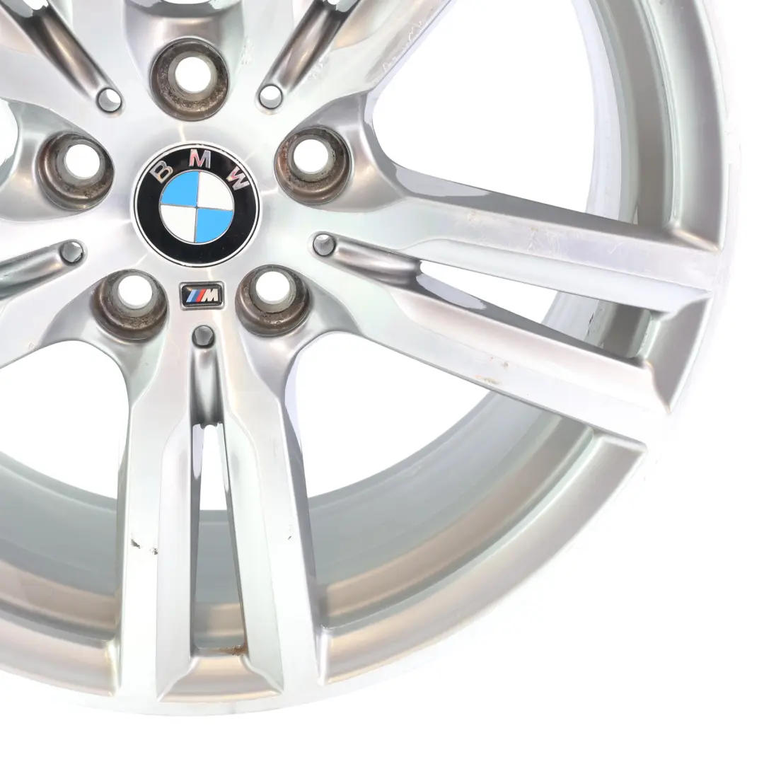 Rim BMW F45 F46 Ferric Grey Alloy 18" M Double Spoke 486 ET:57 8J to Wheel with Part number 7848602 Wheel Rim BMW F45 F46 Ferric Grey Alloy 18" M Double Spoke 486 ET:57 8J - SKU 7848602-4 - Part number 7848602