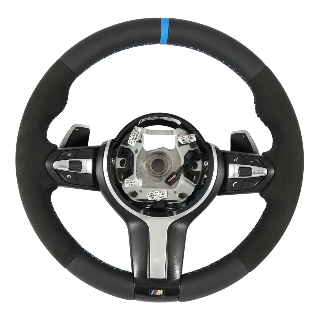 BMW F20 F30 F31 F32 NEW Leather / Alcantara M Sport Steering Wheel Paddle Shift - SKU 7850403-5 - Part number 7850403