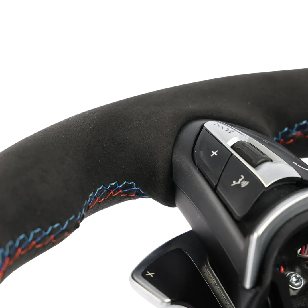 BMW F20 F30 F31 F32 NEW Leather / Alcantara M Sport Steering Wheel Paddle Shift - SKU 7850403-5 - Part number 7850403