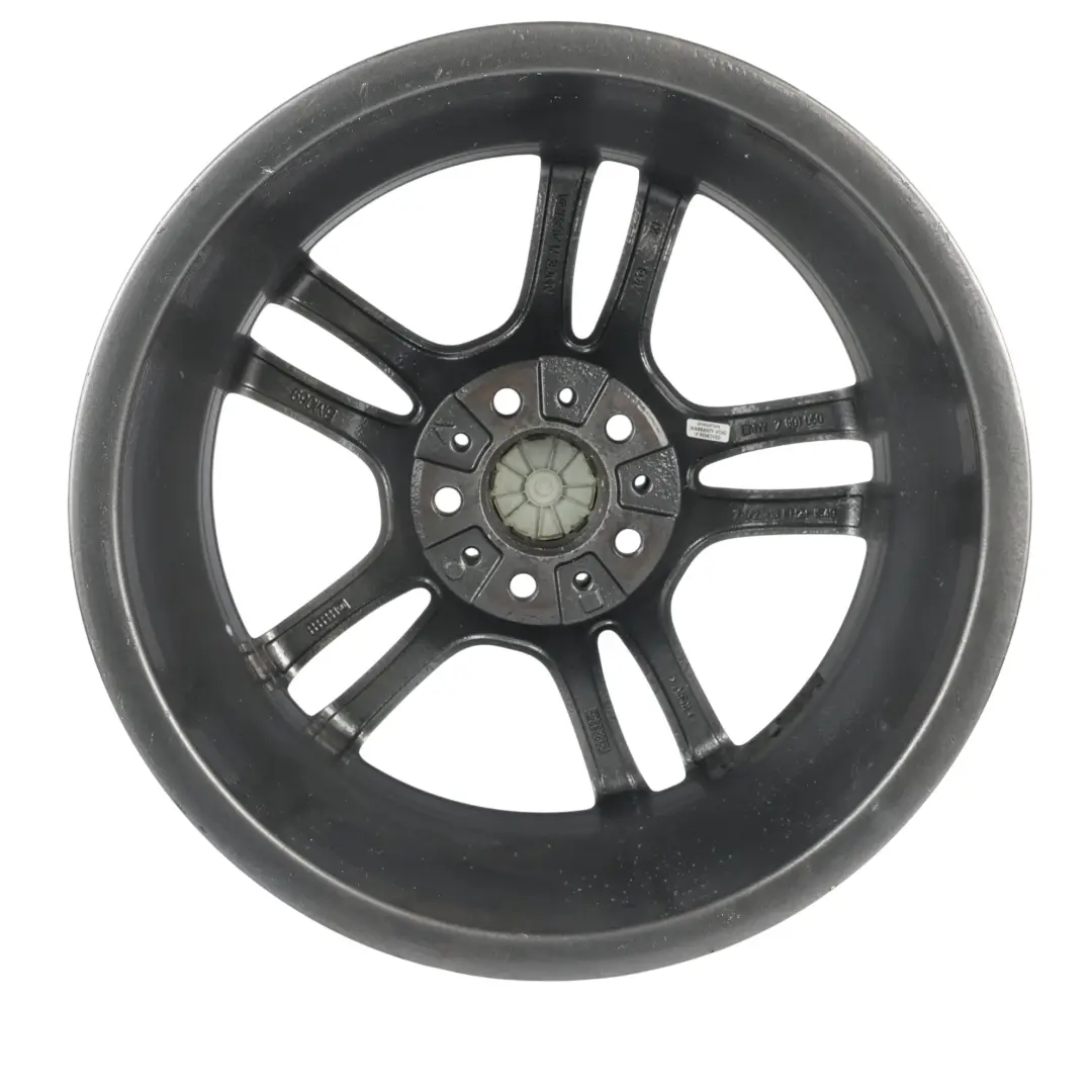 BMW E81 E87 Felga Czarna Przednia 18" M Podwójne Szprychy 261 7,5J - SKU 7891050-6 - Numer Części 7891050