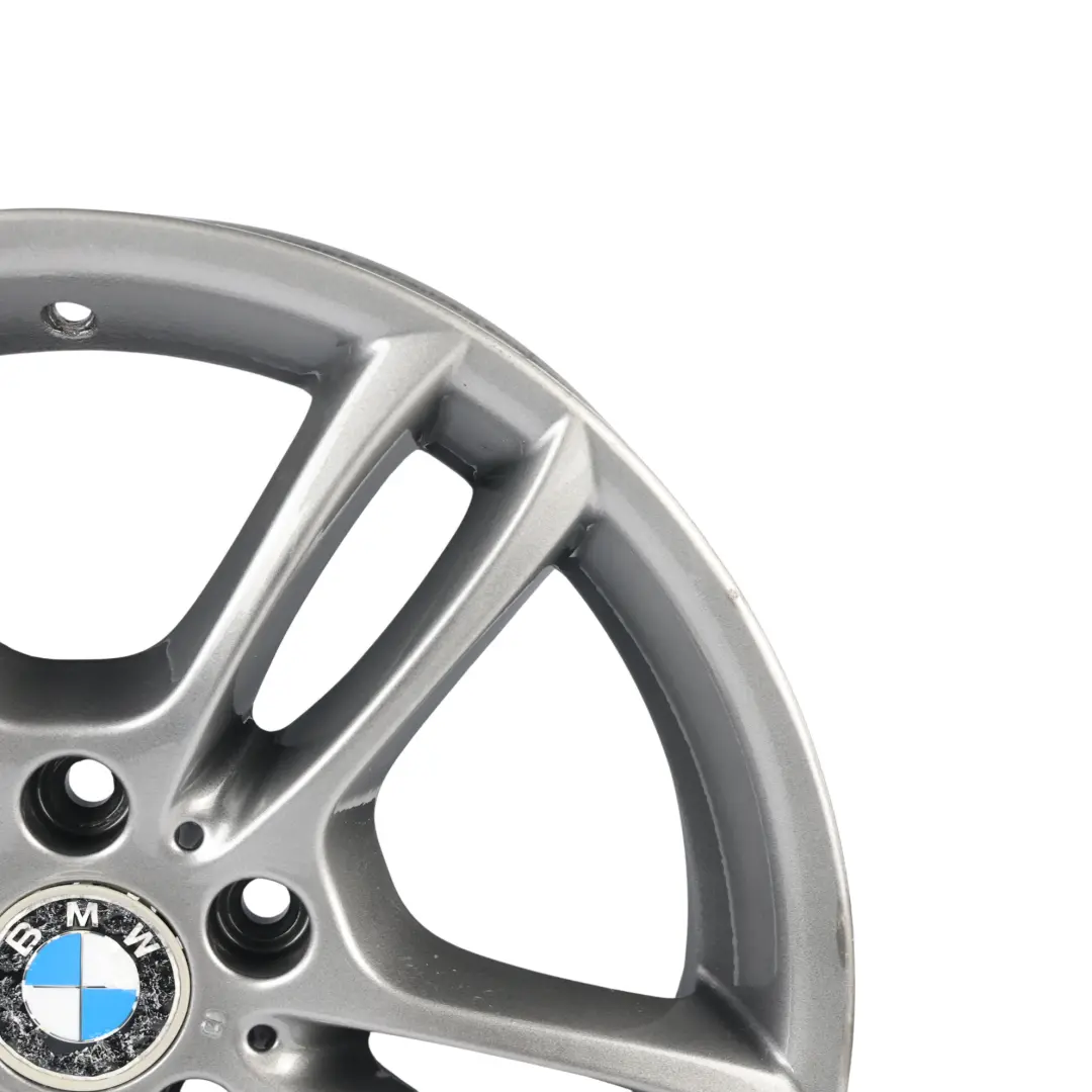 BMW E81 E87 Felga Czarna Przednia 18" M Podwójne Szprychy 261 7,5J - SKU 7891050-6 - Numer Części 7891050