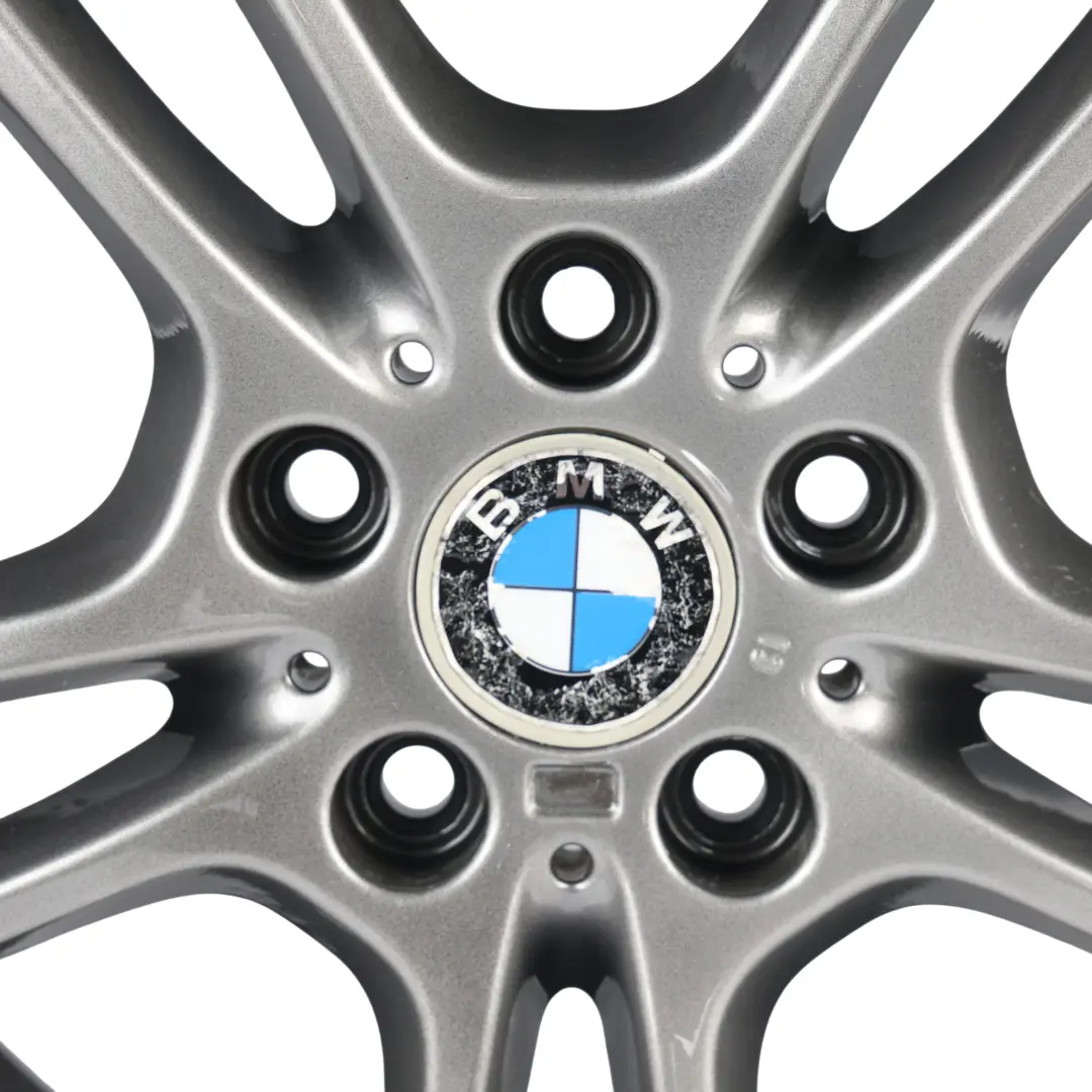 BMW E81 E87 Felga Czarna Przednia 18" M Podwójne Szprychy 261 7,5J - SKU 7891050-6 - Numer Części 7891050