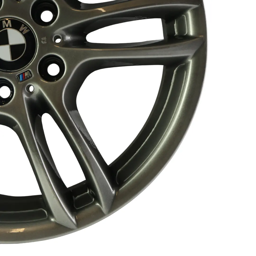 Cerchio Anteriore Lega Grigio 18" 7,5J ET:49 M Doppia Razza per BMW E81 E87 con numero di parte 7891050 BMW E81 E87 Cerchio Anteriore Lega Grigio 18" 7,5J ET:49 M Doppia Razza - SKU 7891050-7 - Numero di parte 7891050