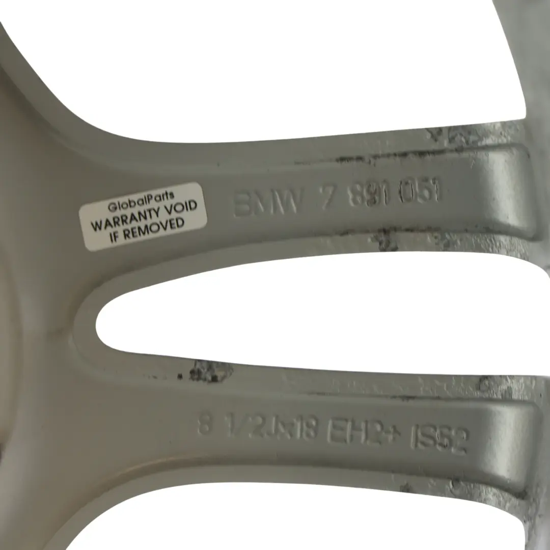 Alu Felge Alufelge Hinten 18" M Doppelspeiche 261 8,5J für BMW E81 E82 E87 mit Teilenummer 7891051 BMW E81 E82 E87 Alu Felge Alufelge Hinten 18" M Doppelspeiche 261 8,5J - SKU 7891051-2 - Teilenummer 7891051