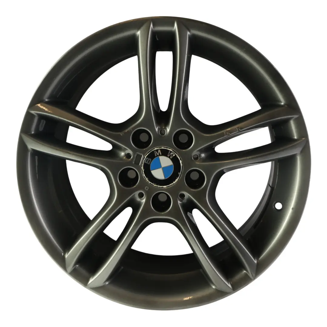 BMW E81 E87 Jante Arrière Grise 18" M Double Rayon 261 8,5J ET:52 - SKU 7891051-5 - Numéro de pièce 7891051
