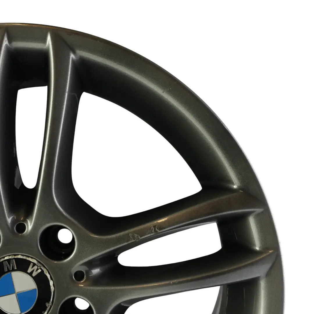 BMW E81 E87 Grey Rear Alloy Wheel Rim 18" M Double Spoke 261 8,5J ET:52 - SKU 7891051-5 - Part number 7891051