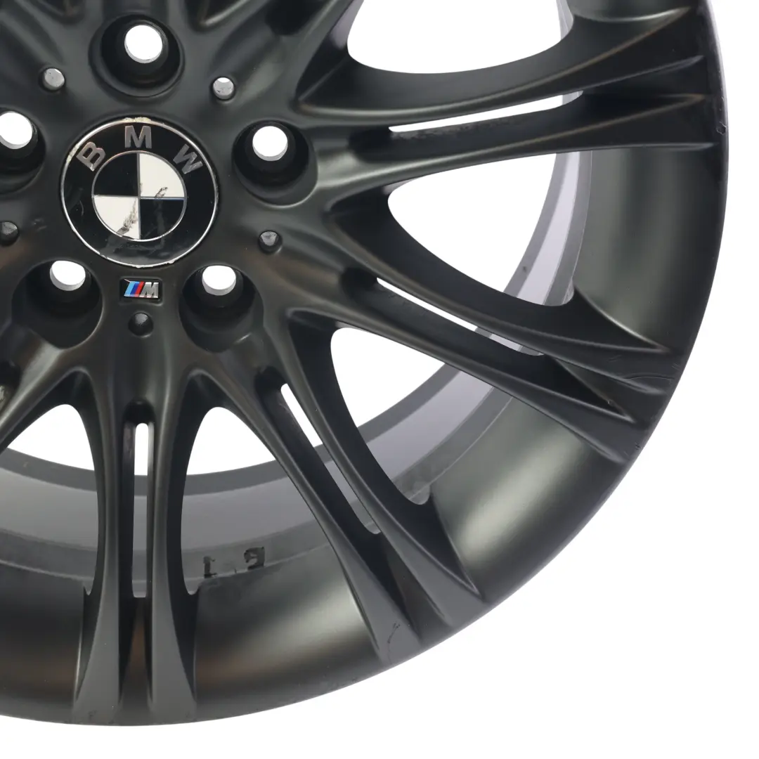 BMW E60 E61 Black Alloy Wheel Rim 18" 8J ET:20 M Double Spoke 135 - SKU 7905320-10 - Part number 7905320