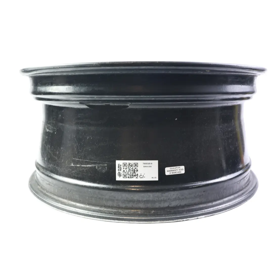 BMW E60 E61 Black Alloy Wheel Rim 18" 8J ET:20 M Double Spoke 135 - SKU 7905320-9 - Part number 7905320