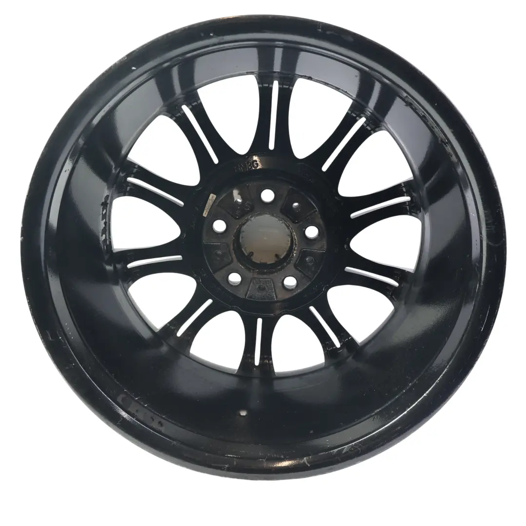 BMW E60 E61 Black Alloy Wheel Rim 18" 8J ET:20 M Double Spoke 135 - SKU 7905320-9 - Part number 7905320