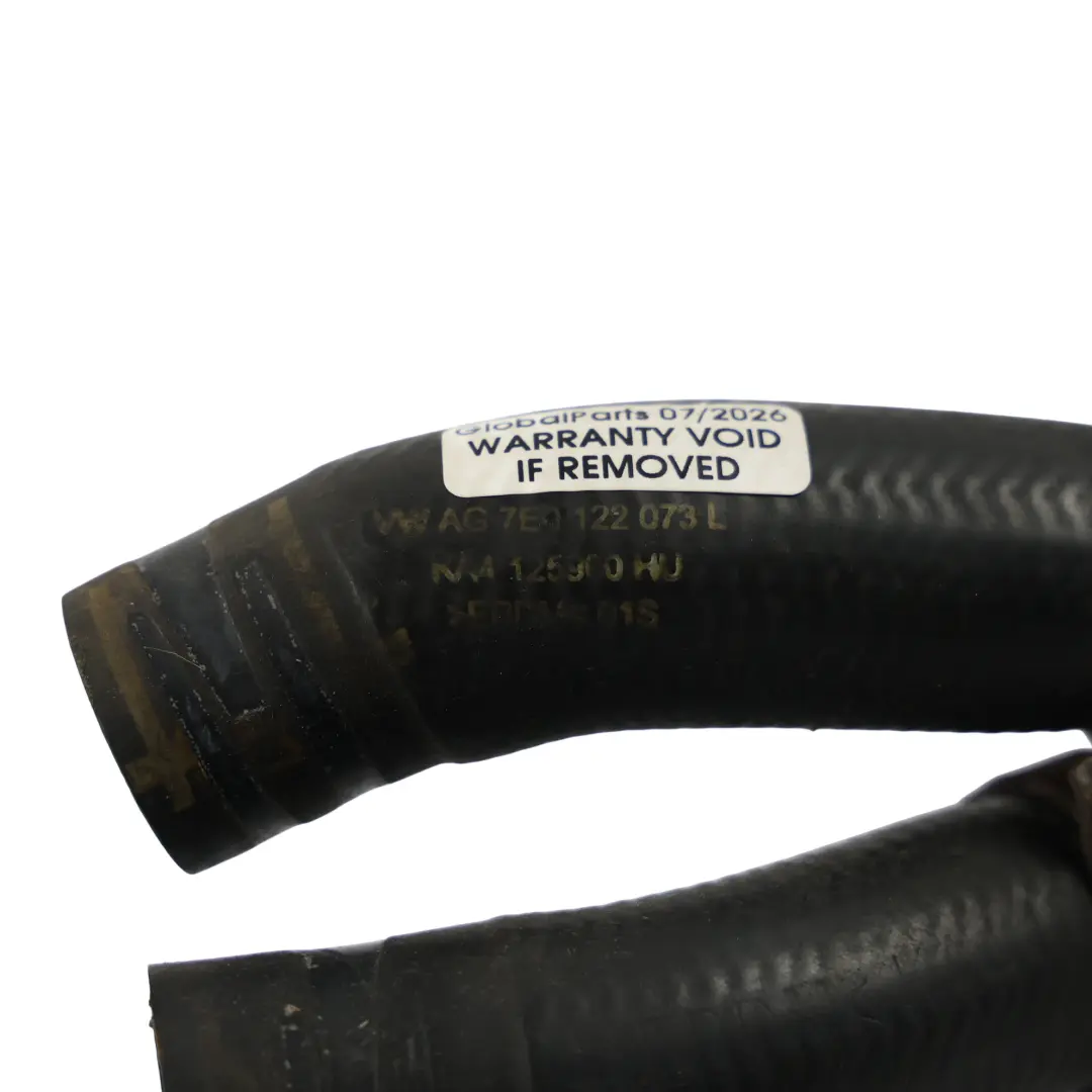 VW Transporter T5 Heat Exchanger Heater Coolant Hose Pipe Line - SKU 7E0122073L - Part number 7E0122073L