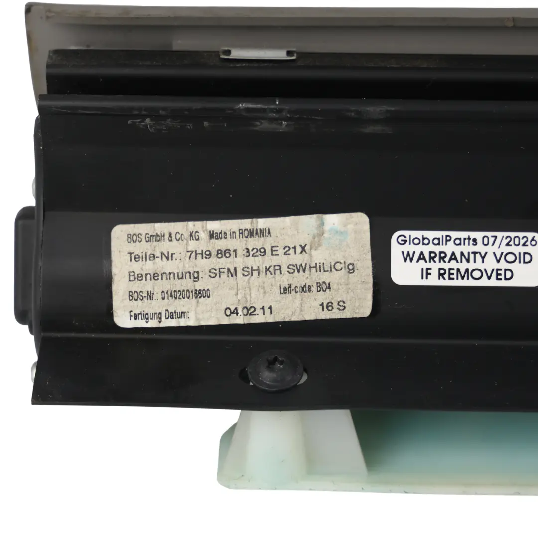 Volkswagen Transporter T5 T6 Parasole Finestra Posteriore Sinistra - SKU 7H9861329E - Numero di parte 7H9861329E