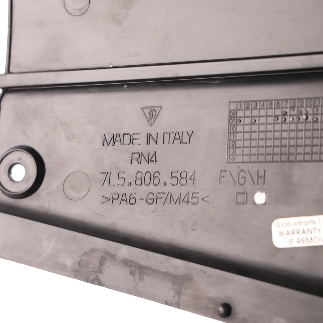 Porsche Cayenne 955 9PA Engine Bay Compartment Trim Cover Right O/S - SKU 7L5806584H - Part number 7L5806584