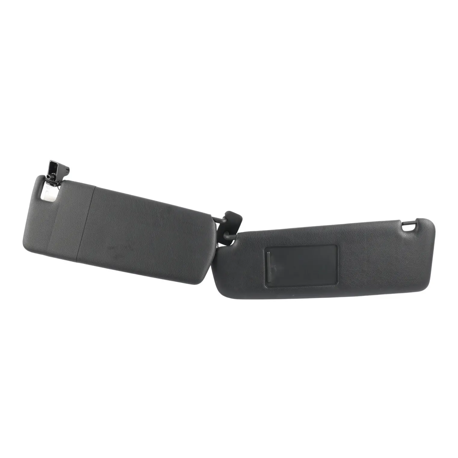 Porsche Cayenne 9PA Double Sun Visor Front Left N/S Black Leather 7L5857551CF
