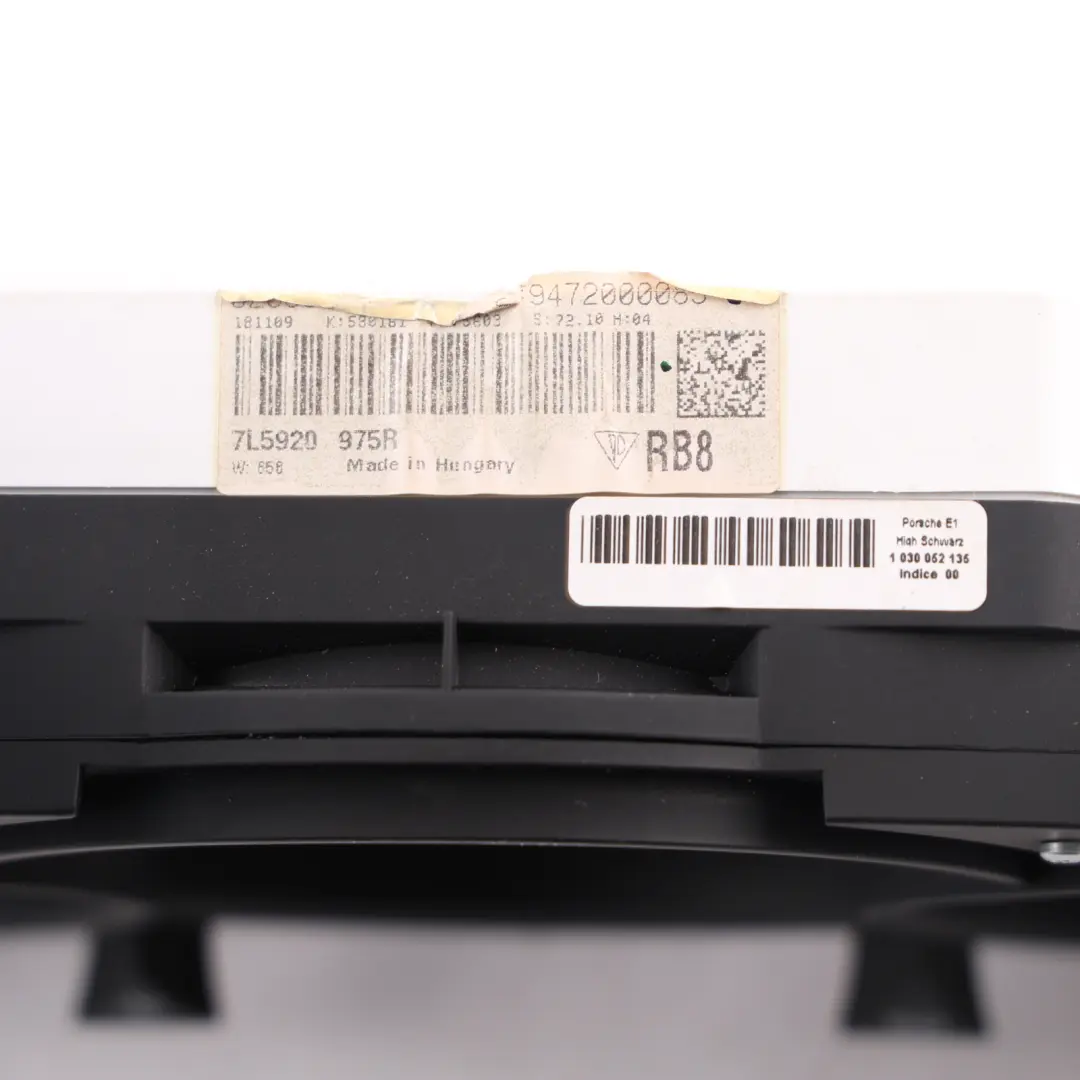 Porsche Cayenne 9PA Speedometer Instrument Cluster Automatic Diesel - SKU 7L5920975R - Part number 7L5920975R