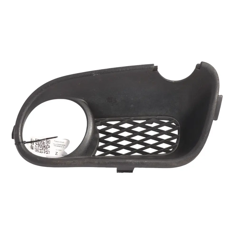 Volkswagen Touareg Front Bumper Fog Light Grill Cover Right O/S - SKU 7L6853664F - Part number 7L6853664F