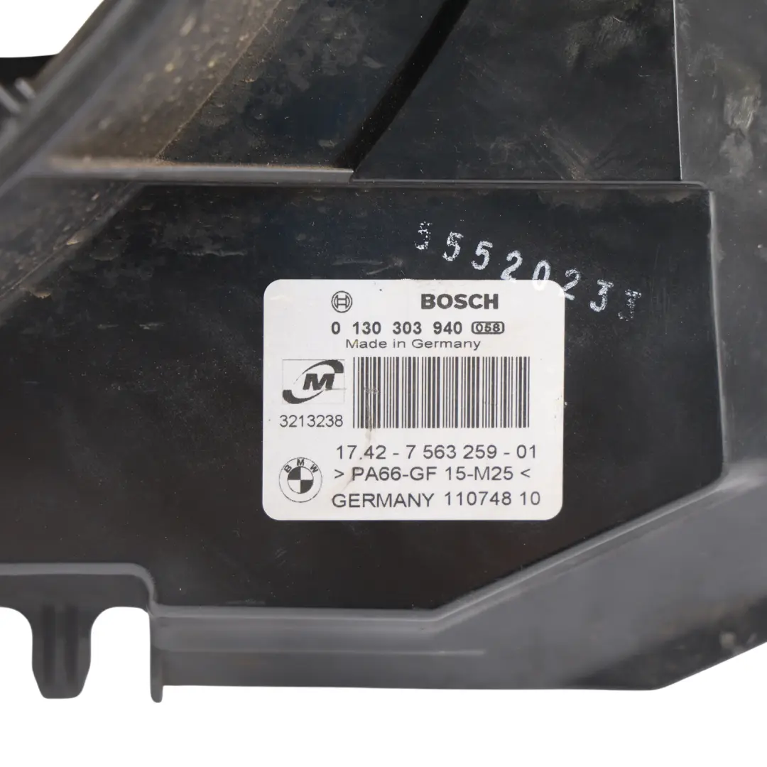 Coolant Radiator Cooler Unit Petrol Engine to BMW E81 E87 E90 E91 Engine with Part number 17427563259 BMW E81 E87 E90 E91 Engine Coolant Radiator Cooler Unit Petrol Engine - SKU 7563259-1 - Part number 17427563259
