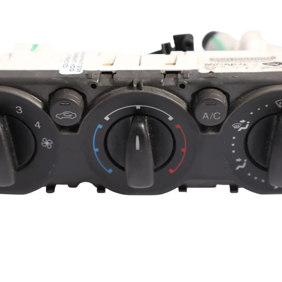 Ford Focus St-2 Mk2 Climate Control Panel A/C Heater Unit - SKU 7M5T-19980-AA-1 - Part number 7M5T-19980-AA
