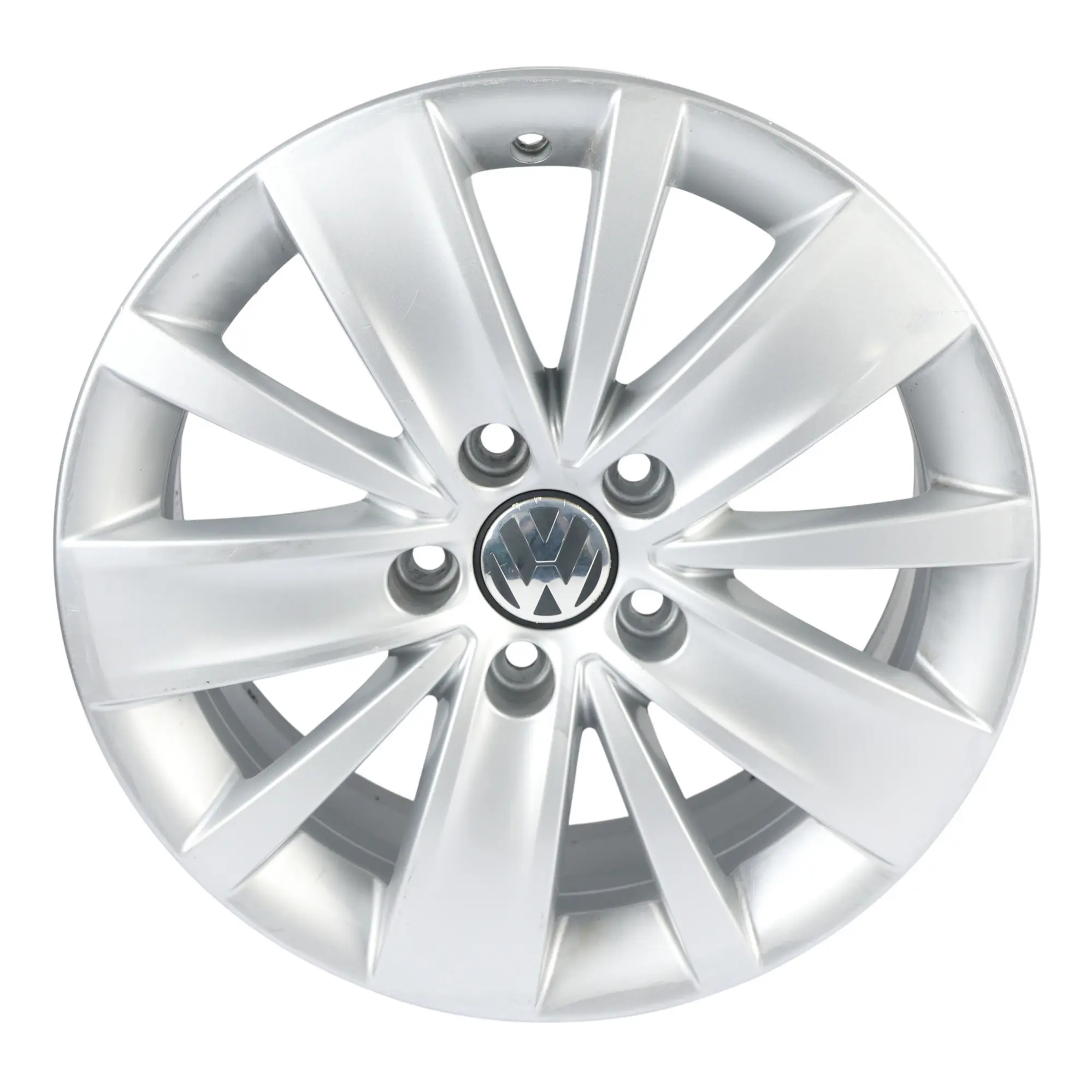 Volkswagen Sharan 7N Jante Alliage Argent 16" 6.5J ET:33 5x112 Memphis
